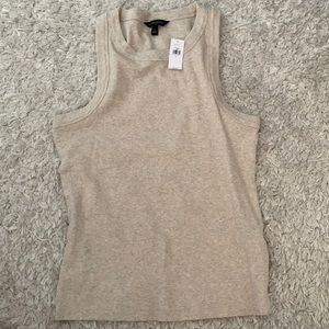 Cream banana republic tank top L NWT